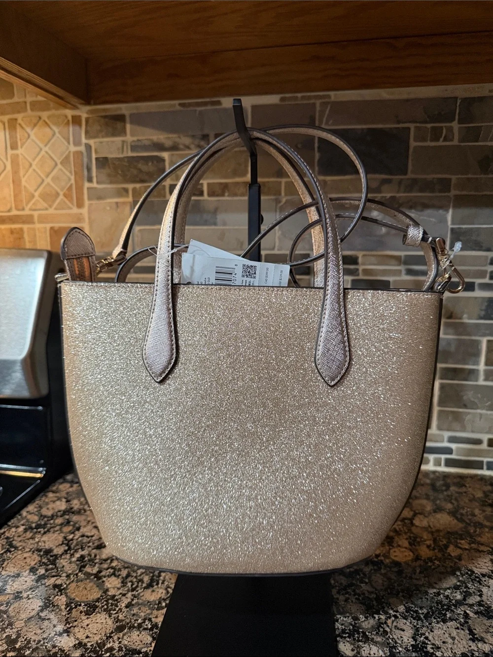 kate spade compact gold